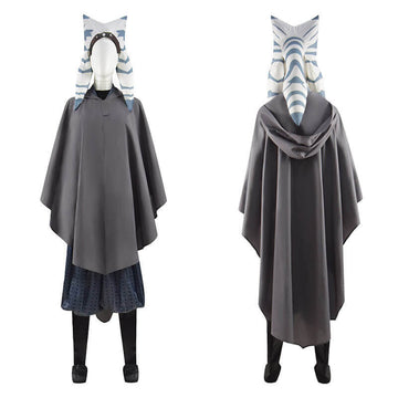 Ahsoka Tano Costumes Star Wars Mandalorian Ahsoka Halloween Cosplay Outfit BEcostume